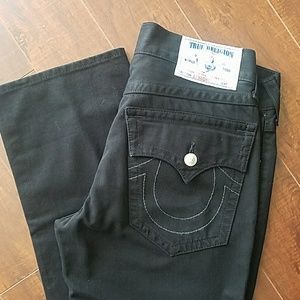 MEN'S TRUE RELIGION STRAIGHT LEG FLAP POCKET